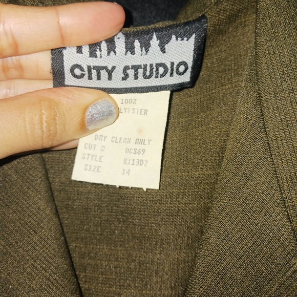 City Studio Women green olive matching set - Picture 13 of 16